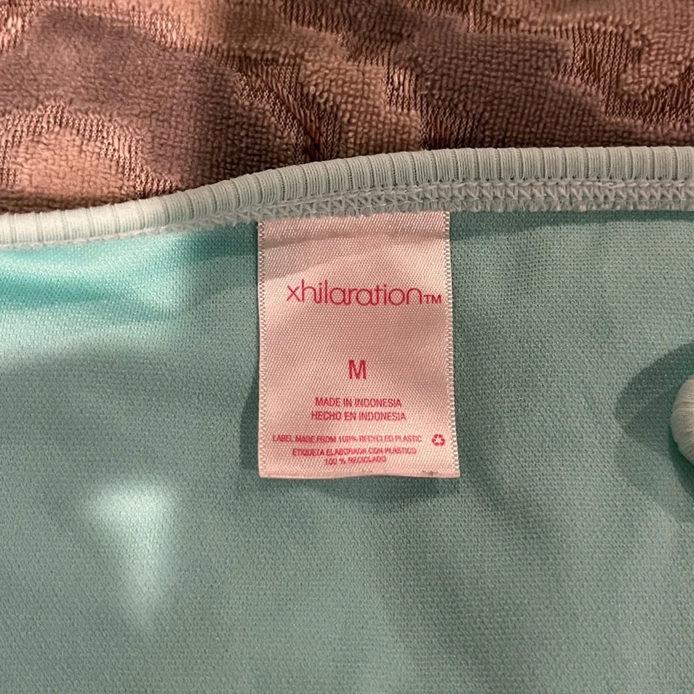Xhilaration women’s 3 pieces swim separates seafoam green tops XS - bottoms M - Picture 4 of 6